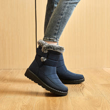 Load image into Gallery viewer, Women’s Waterproof Plush Snow Boots