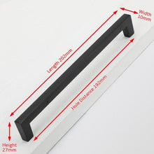 Load image into Gallery viewer, Cabinet Handles Kitchen Door Handles Drawer Knobs Aluminum Alloy Wardrobe Door Handles Brushed Modern Style Hardware Stainless Steel Kitchen Cabinet Pulls For Kitchen Cabinet Drawer Door Cupboard Decorative Modern Hardware For Cabinet