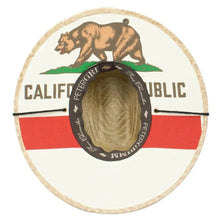 Load image into Gallery viewer, Peter Grimm California Flag - Rye Straw Lifeguard Hat
