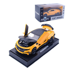 Load image into Gallery viewer, Camaro Bumblebee Alloy Car Model | With Sound and Light - # BAGE81110038