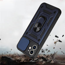 Load image into Gallery viewer, Camera Protection Shockproof Armor Case For iPhone 12 13 14 Pro Max Cover Men Cool Woman Camera Cover And Stand Sliding Lens Protection Rotating Ring Mount Shock Resistant Shockproof Protective Bumper