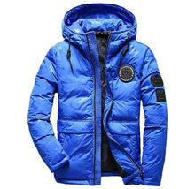 Load image into Gallery viewer, Camouflage Men's Hooded Winter Parka - Slim Fit, Windproof & Warm for Casual Adventures
