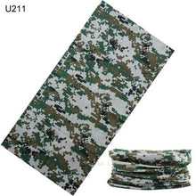 Load image into Gallery viewer, Camouflage Neck Gaiter Hunting Scarves Ice Silk Bandana Tubular Buff Half Mask Tactical Sport Headband Balaclava Balaclava Seamless Magic Head Scarf Breathable Bandana Turban Outdoor Hiking Quick-Dry Sweat Absorbing Scarves Multifunction Beanie Hat
