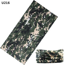 Load image into Gallery viewer, Camouflage Neck Gaiter Hunting Scarves Ice Silk Bandana Tubular Buff Half Mask Tactical Sport Headband Balaclava Balaclava Seamless Magic Head Scarf Breathable Bandana Turban Outdoor Hiking Quick-Dry Sweat Absorbing Scarves Multifunction Beanie Hat