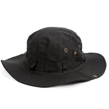 Load image into Gallery viewer, Camouflage Outdoor Bucket Hat Camping Hat Men Foldable Sun Cap Breathable Adjustable Bucket Cap for Men/Women Sports Sun Cap Unisex Fishing Hiking Travel Solid Color Hats