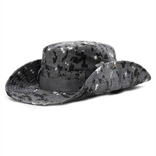 Load image into Gallery viewer, Camouflage Outdoor Bucket Hat Camping Hat Men Foldable Sun Cap Breathable Adjustable Bucket Cap for Men/Women Sports Sun Cap Unisex Fishing Hiking Travel Solid Color Hats
