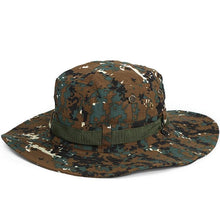Load image into Gallery viewer, Camouflage Outdoor Bucket Hat Camping Hat Men Foldable Sun Cap Breathable Adjustable Bucket Cap for Men/Women Sports Sun Cap Unisex Fishing Hiking Travel Solid Color Hats