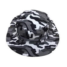 Load image into Gallery viewer, Camouflage Outdoor Bucket Hat Camping Hat Men Foldable Sun Cap Breathable Adjustable Bucket Cap for Men/Women Sports Sun Cap Unisex Fishing Hiking Travel Solid Color Hats