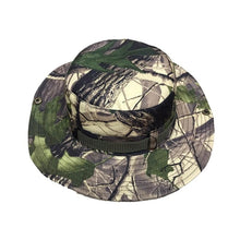 Load image into Gallery viewer, Camouflage Outdoor Bucket Hat Camping Hat Men Foldable Sun Cap Breathable Adjustable Bucket Cap for Men/Women Sports Sun Cap Unisex Fishing Hiking Travel Solid Color Hats