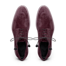 Load image into Gallery viewer, 26-220-BDX CAMPO Sueded Goatskin Lace Up, Bordeaux