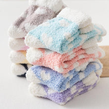 Load image into Gallery viewer, Candy Warm Lady Heart Cute Winter Kawaii Thick Casual Women Socks Fuzzy Fluffy Terry Warm Socks Short Cute Cotton Socks Winter Socks Short Socks For Men And Women