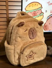 Load image into Gallery viewer, Capybara Cuddle Backpack
