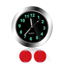 Load image into Gallery viewer, Car Clock Luminous Mini Automobiles Internal Stick-On Digital Watch Stick on Dashboard Car Clock Mini Tiny Small Luminous Car Vent Clocks Watch for Dashboard Boat Bike Home Mechanics Quartz Clocks Auto Ornament Car Accessories Gifts