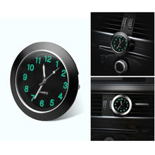 Load image into Gallery viewer, Car Clock Luminous Mini Automobiles Internal Stick-On Digital Watch Stick on Dashboard Car Clock Mini Tiny Small Luminous Car Vent Clocks Watch for Dashboard Boat Bike Home Mechanics Quartz Clocks Auto Ornament Car Accessories Gifts