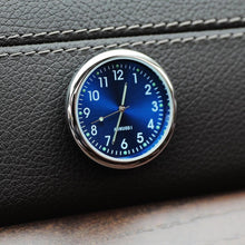 Load image into Gallery viewer, Car Clock Watch Indoor Automobiles Stick-In Luminous Quartz Analog Watch Universal Pocket Mini Stick-On Clock for Car Boat Bike Home Watch Decoration Accessories