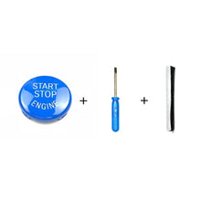 Load image into Gallery viewer, Car Engine Start Button Replace Cover Stop Switch Accessories Start Stop Engine Button Switch Cover Engine Switch Power Ignition Start Stop Button Replacement Car Decor