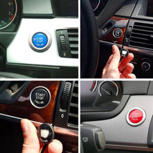Load image into Gallery viewer, Car Engine Start Button Replace Cover Stop Switch Accessories Start Stop Engine Button Switch Cover Engine Switch Power Ignition Start Stop Button Replacement Car Decor