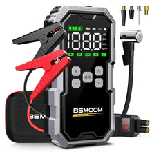Load image into Gallery viewer, MANDOTOS Car Jump Starter Pro With Air Compressor 6000A 21800mAh LCD Display Portable Booster Charger