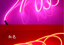Load image into Gallery viewer, Car LED Neon Cold Light Auto Interior Atmosphere Neon Glowing Strobing Electroluminescent Wire Lights Neon Light USB 5V with Fuse Protection for Automotive Car Interior Decoration Light Refit Decoration Strips Shine Usb Cigar Lighter Driver