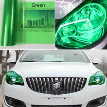 Load image into Gallery viewer, Car Light Film Car Smoke Fog Light Headlight Taillight Tint Vinyl Film Sheet Sticker Waterproof Auto Body Film Self Adhesive Car Light Sticker, Smoke Fog Light Taillight Headlight Tint ChameleonCover Car Styling
