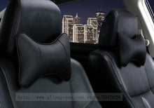 Load image into Gallery viewer, Car Neck Pillows Headrest Relief Filled Fiber Universal Car Pillow Both Side Pu Leather 1pcs Pack Headrest For Car Neck Pillows Both Side Pu Leather Headrest Head Pain Relief Filled Fiber Universal Car Pillow Neck Pillow Softness Car Headrest Pillow