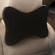 Load image into Gallery viewer, Car Neck Pillows Headrest Relief Filled Fiber Universal Car Pillow Both Side Pu Leather 1pcs Pack Headrest For Car Neck Pillows Both Side Pu Leather Headrest Head Pain Relief Filled Fiber Universal Car Pillow Neck Pillow Softness Car Headrest Pillow