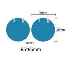 Load image into Gallery viewer, Car Rear Mirror Protective Film Anti Fog Window Clear Rainproof Rear View Mirror Protective Soft Film Auto Accessories Car Rearview Mirror Film Rainproof Waterproof Mirror Film Anti Fog Nano Coating Car Film for Car Mirrors Side Windows