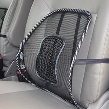 Load image into Gallery viewer, Car Seat Chair Back Cushion Mesh Lumbar Back Brace Car Seat Chair Cushion Massage Back Cushion Pad Support Home Office Lumbar Support Car Mesh Back Support with Massage Beads Ergonomic Designed For Comfort Lower Back Pain Relief