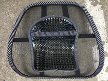 Load image into Gallery viewer, Car Seat Chair Back Cushion Mesh Lumbar Back Brace Car Seat Chair Cushion Massage Back Cushion Pad Support Home Office Lumbar Support Car Mesh Back Support with Massage Beads Ergonomic Designed For Comfort Lower Back Pain Relief