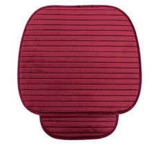 Load image into Gallery viewer, Car Seat Cover Front Rear Flocking Cloth Cushion Non Slide Auto Accessories Universal Seat Protector Mat Pad Keep Warm in Winter Breathable Comfort Car Front Drivers or Passenger Seat Cushion, Universal Auto Interior Seat Bottom Protector Mat