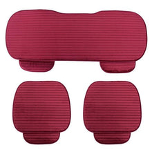 Load image into Gallery viewer, Car Seat Cover Front Rear Flocking Cloth Cushion Non Slide Auto Accessories Universal Seat Protector Mat Pad Keep Warm in Winter Breathable Comfort Car Front Drivers or Passenger Seat Cushion, Universal Auto Interior Seat Bottom Protector Mat