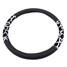 Load image into Gallery viewer, Car Steering Wheel Elastic Long Microfiber Plush Steering Wheel Cover Gearshift Handbrake Cover Protector Decoration Warm Super Thick Plush Collar Soft Car Steering Wheel Cover Decoration Warm Super Thick Plush Collar Soft Black Pink Women Man