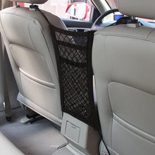 Load image into Gallery viewer, Car Storage Net Bag Organizer Holder Mesh Seat Back Hanging Trunk Luggage Hooks String Kit Off Road Car Mesh Organizer, Seat Back Net Bag, Barrier of Backseat Pet Kids Cargo Tissue Purse Holder Car Driver Storage Netting Pouch Truck Auto Accessories