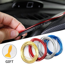 Load image into Gallery viewer, Car Styling Universal Flexible Interior Moulding Trim Strips Car Accessories Decoration Strip Dashboard Universal Car Gap Fillers Automobile Moulding Line Decorative Accessories Edge Sticker Flexible Strip Garnish Accessory with Installing Tool