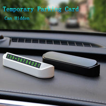 Load image into Gallery viewer, Car Temporary Parking Card Phone Number Card Plate Telephone Number Car Park Stop Temporary Car Parking Phone Number Card Plate Telephone Number Car Park Stop in Car-Styling Automobile Accessories Automobile Accessories Car-styling 13x2.5cm