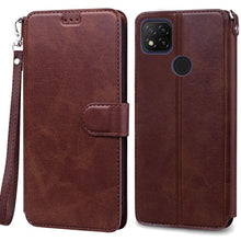 Load image into Gallery viewer, Card Holder Leather Protective Phone Case For Xiaomi Redmi 9C Case Luxury Leather Wallet Phone Case For Xiaomi Redmi 9C NFC Redmi9C 9 C NFC Flip Cover Shell