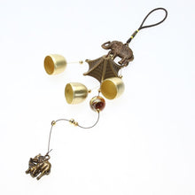 Load image into Gallery viewer, Carillon Outdoor Living Wind Chimes Garden Tubes Bells Copper 3 Bells Living Yard Door Window Hanging Wind Chimes Home Decor Wind Bells for Glory Mother’s Love Gift Garden Backyard Church Hanging Decor