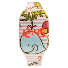 Load image into Gallery viewer, Cartoon Childrens Cute Watches LED Digital Clock Kids Student Dinosaur Digital Sport Watch For Boys Girls Kid Waterproof Electronic Functional Cute Outdoor Kids Watches