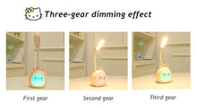 Load image into Gallery viewer, Cartoon Desk Lamp Eye Protection Energy-saving Reading Lamp USB Charging Sleeping Night Light LED Table Lamp for Kids Cute Study Lamps for Bedroom Décor