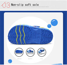 Load image into Gallery viewer, Cartoon Ocean Fashion Children Garden Shoes Boys Summer Slippers High Quality Kids Garden Children Clogs Boys Shoes Slides Sandals Clogs Children Beach Outdoor Walking Slipper