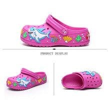 Load image into Gallery viewer, Cartoon Ocean Fashion Children Garden Shoes Boys Summer Slippers High Quality Kids Garden Children Clogs Boys Shoes Slides Sandals Clogs Children Beach Outdoor Walking Slipper