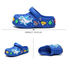Load image into Gallery viewer, Cartoon Ocean Fashion Children Garden Shoes Boys Summer Slippers High Quality Kids Garden Children Clogs Boys Shoes Slides Sandals Clogs Children Beach Outdoor Walking Slipper