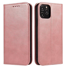Load image into Gallery viewer, Case for iPhone 12 Pro Max mini Case on for iPhone 11 7 8 Plus X XR XS Luxury Leather Flip Cover PU Leather iPhone Wallet Case Black Kickstand Card Holder Flip Phone Cover