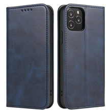 Load image into Gallery viewer, Case for iPhone 12 Pro Max mini Case on for iPhone 11 7 8 Plus X XR XS Luxury Leather Flip Cover PU Leather iPhone Wallet Case Black Kickstand Card Holder Flip Phone Cover