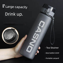 Load image into Gallery viewer, Casino Frosted Sports Water Bottle Plastic Portable Bottle With Lid For Men And Women
