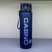 Load image into Gallery viewer, Casino Frosted Sports Water Bottle Plastic Portable Bottle With Lid For Men And Women