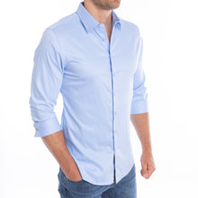 Load image into Gallery viewer, goTIELESS Ultimate Dress Shirt (Light Blue)