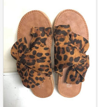Load image into Gallery viewer, Casual Sandals Women Unique Sandals Ankle Open Toe Platform Swing Summer Women Shoes Knotted Bow Flat Footbed Sandals For Ladies Open Toe Casual Summer Slide Charming Sandals