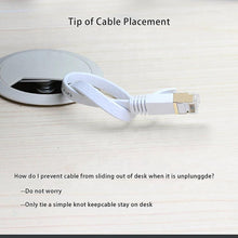 Load image into Gallery viewer, Cat6 RJ45 Network LAN Ethernet Flat Cable Computer UTP Patch Cord For Router Network Ethernet Cable Plated RJ45 Connectors Ethernet LAN Cable