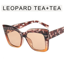 Load image into Gallery viewer, Cat Eye Design For Women Sunglasses Female Personality Big Size Frame Decent Sun Shade Glasses Trending over Size Sunglasses Thick Frame Square Sunglasses for Men Women Retro Sun Glasses UV400 Protection Fashion Trendy Style
